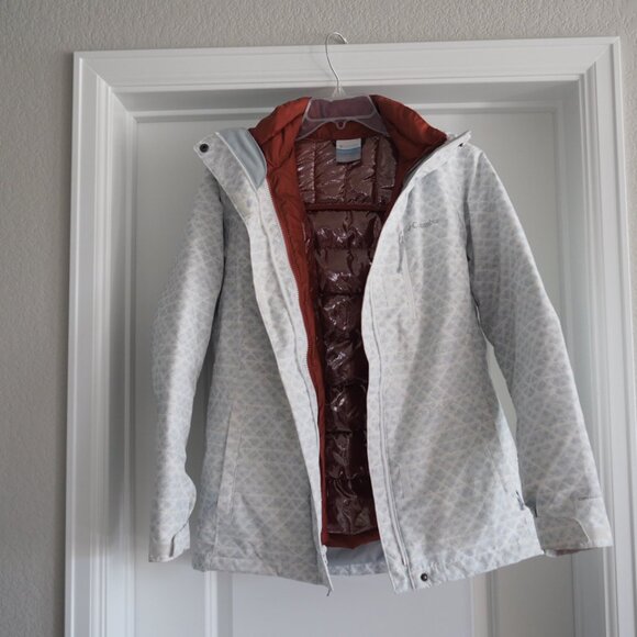 Columbia 2 In 1 Interchange Snowbarding And Skiing Jackets Shell And Puffer Sz S - Picture 1 of 16